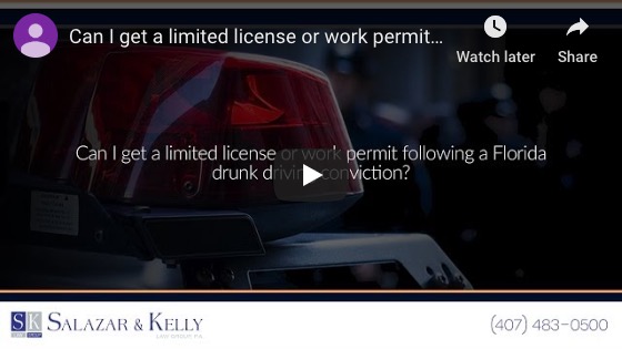 ¿Puedo obtener una licencia limitada o un permiso de trabajo después de una condena por conducir ebrio en Florida?